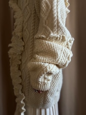 frill design volume remake knit-5131-1