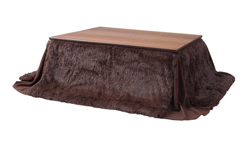 省スペースコタツ掛布団 長方形 ブラウンフィラメント こたつ布団 うす掛け こたつ掛け布団 上掛け インテリア ファブリック