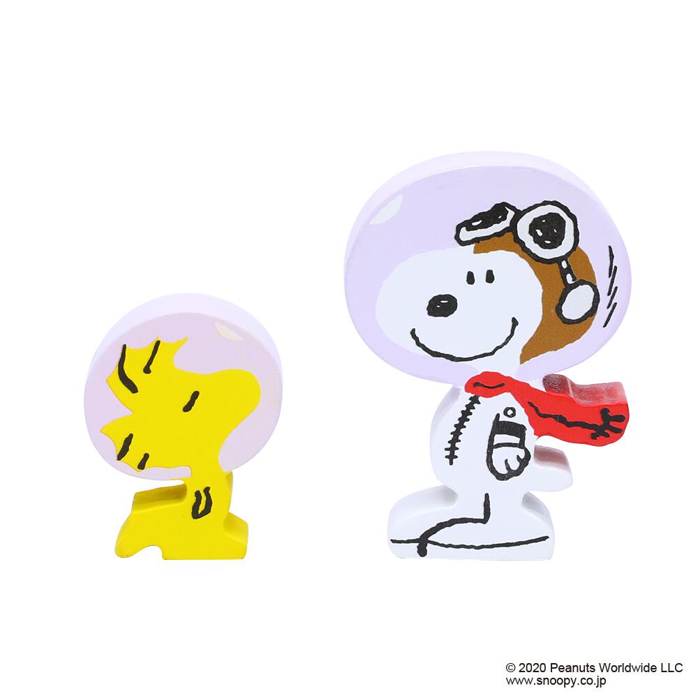 絵本のつみき】2P　アストロノーツ　(PEANUTS)　親子の時間研究所STORE