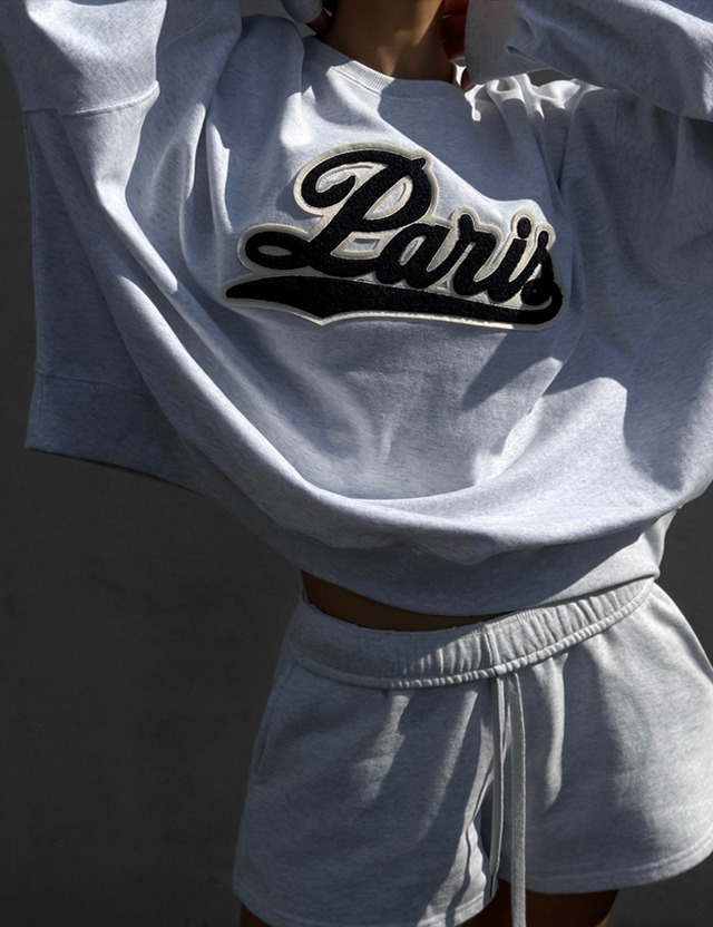 【23ss】Paris Stitch over-fit Sweat_3colors
