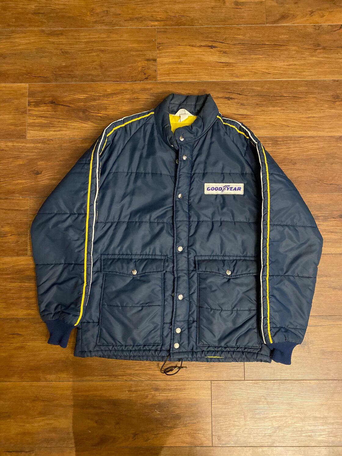 70年代GOODYEAR レーシングベストmade in USA オフィシャル 70s 