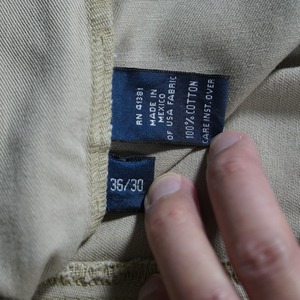 Polo by Ralph Lauren POLO CHINO ANDREW beige W36L30 古着