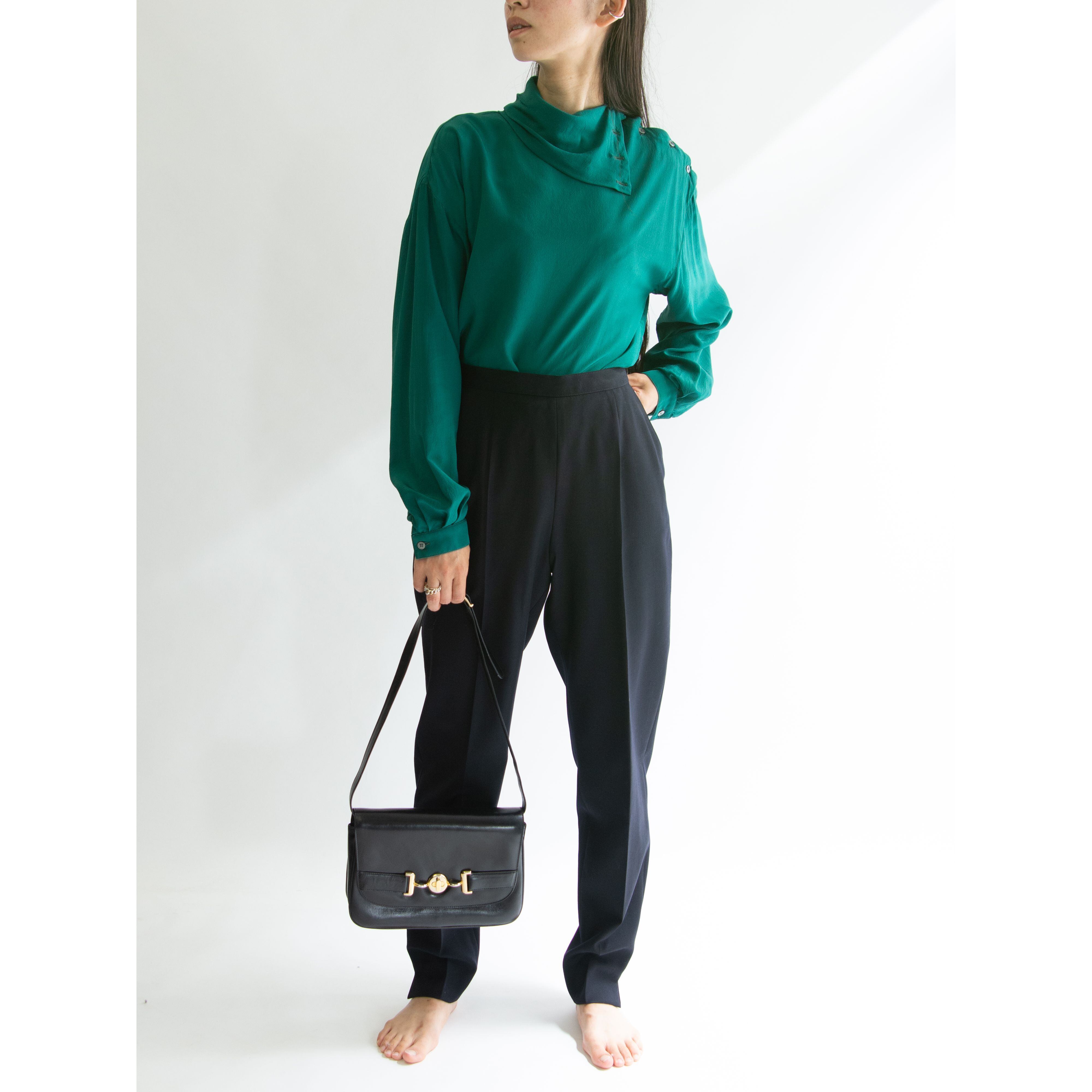 【Unknown Brand】Made in Italy Leather Shoulder Bag(イタリア製 レザーショルダーバッグ クラッチバッグ)