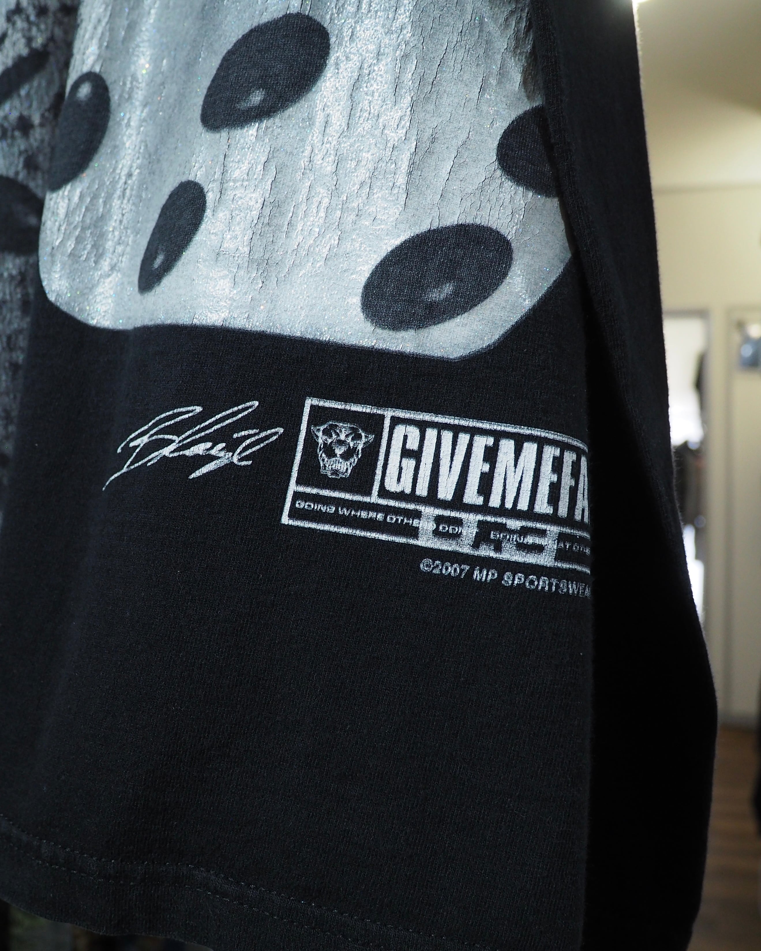 ” Craps - Hand throwing the Dice ” Graphic printed Over silhouette Tee