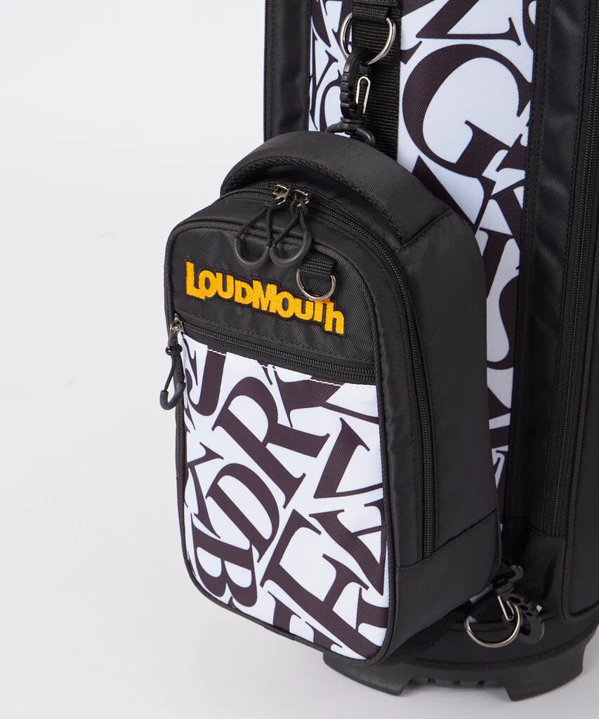LOUDMOUTH】9型 コンビニエンス キャディバッグ アルファベットスープ