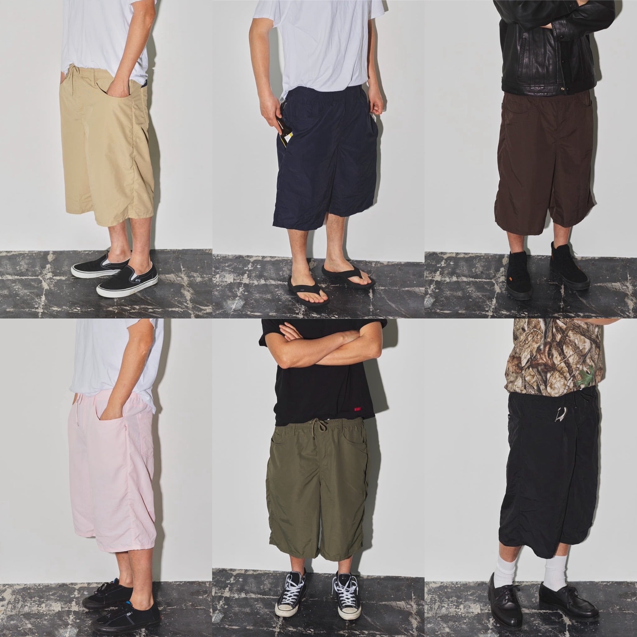 BAGGY NYLON SHORTS/BAGGY SHORTS | ONTHEWAY STORE
