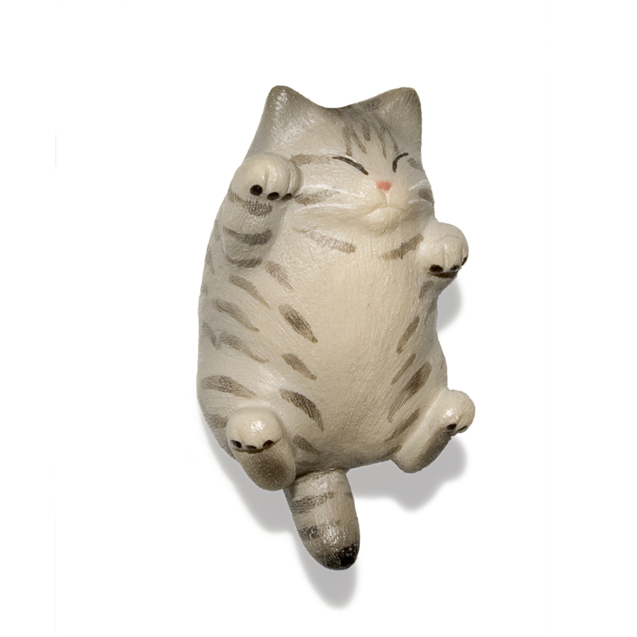 ペットラバーズ 猫どん でぶ猫 サバトラ ビーズ ストラップ N-2307