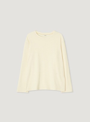 [MANGO MANY PLEASE] CROFFLE OVER FIT TEE_CREAMY LEMON 正規品 韓国ブランド 韓国通販 韓国代行 韓国ファッション マンゴーメニープリーズ 日本 店舗