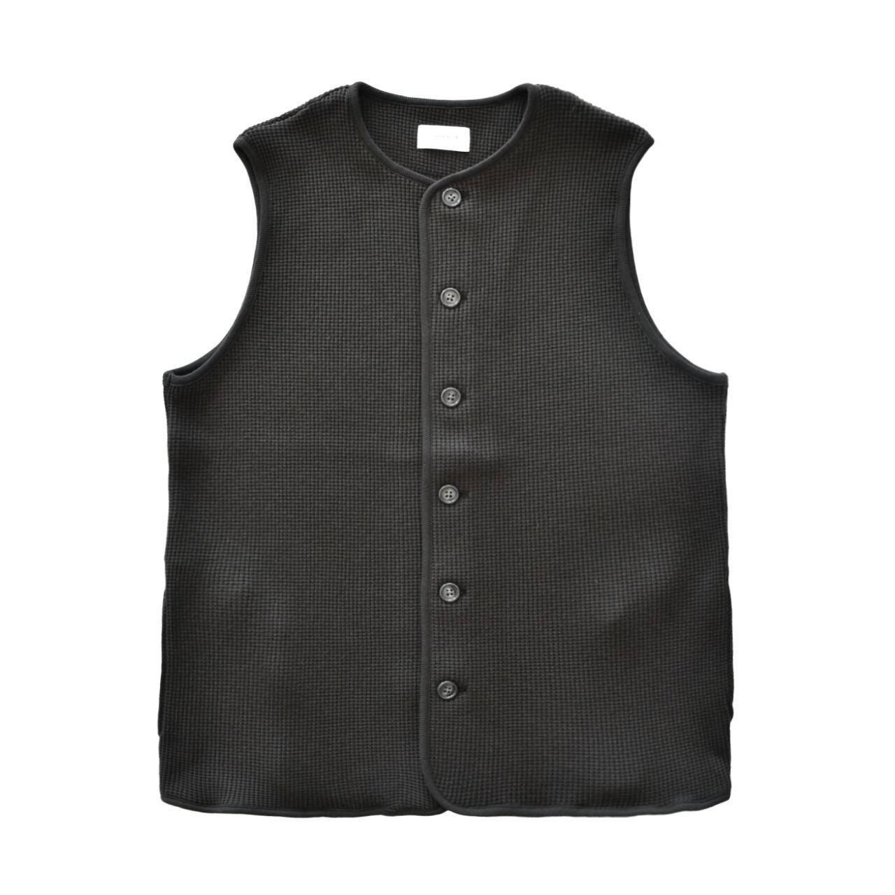 SPINNER BAIT / OPEN END YARN WAFFLE VEST / オープンエンドヤーン