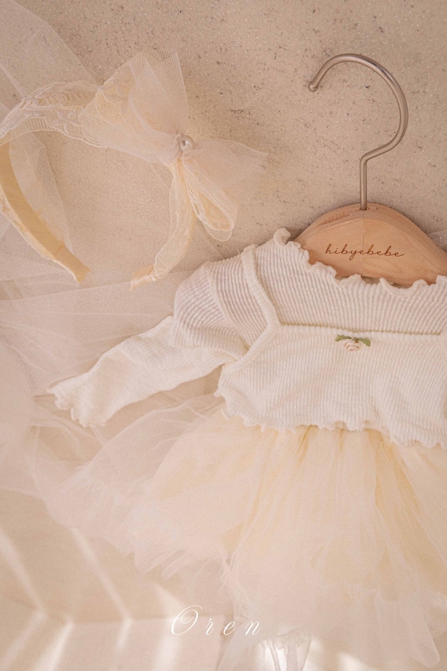 ※お洋服と同梱限定※【1/27〆予約】<OREN>  Seriel ribbon headband