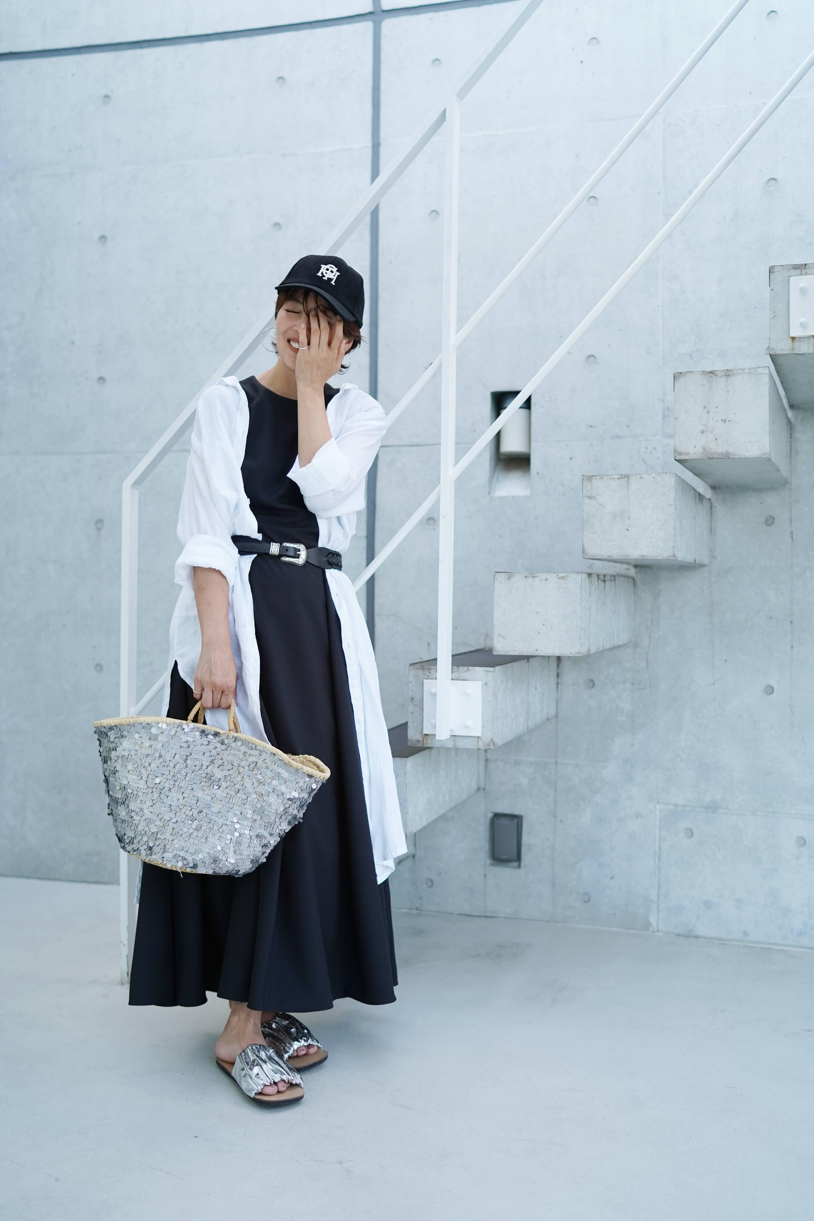 EVERYDAY DRESS mature s-sleeve ブラック long 数量限定 | THE9SHOP