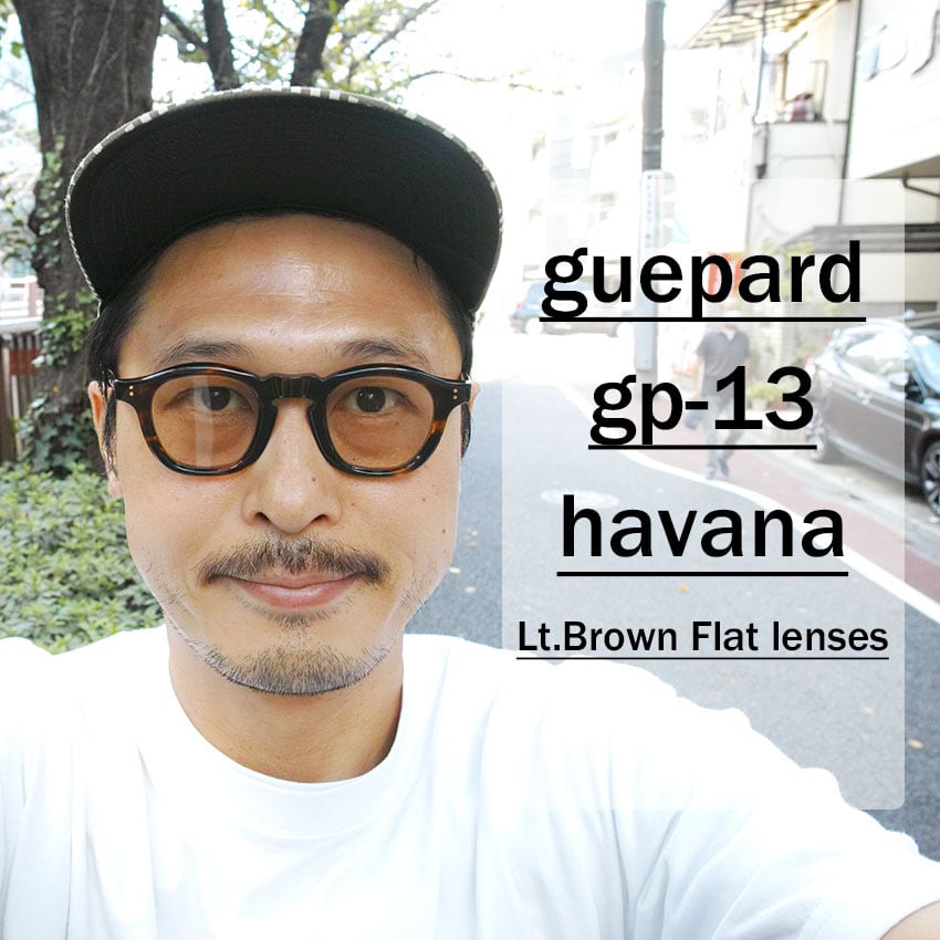 guepard / gp-13 / havana - Light Brown Flat lenses べっこう柄