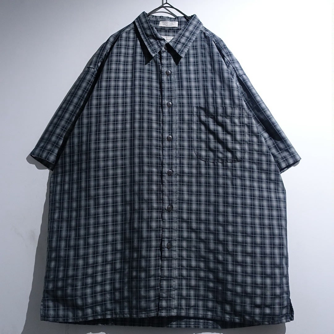 90s Multicolor Check Embroidery Design Shirt