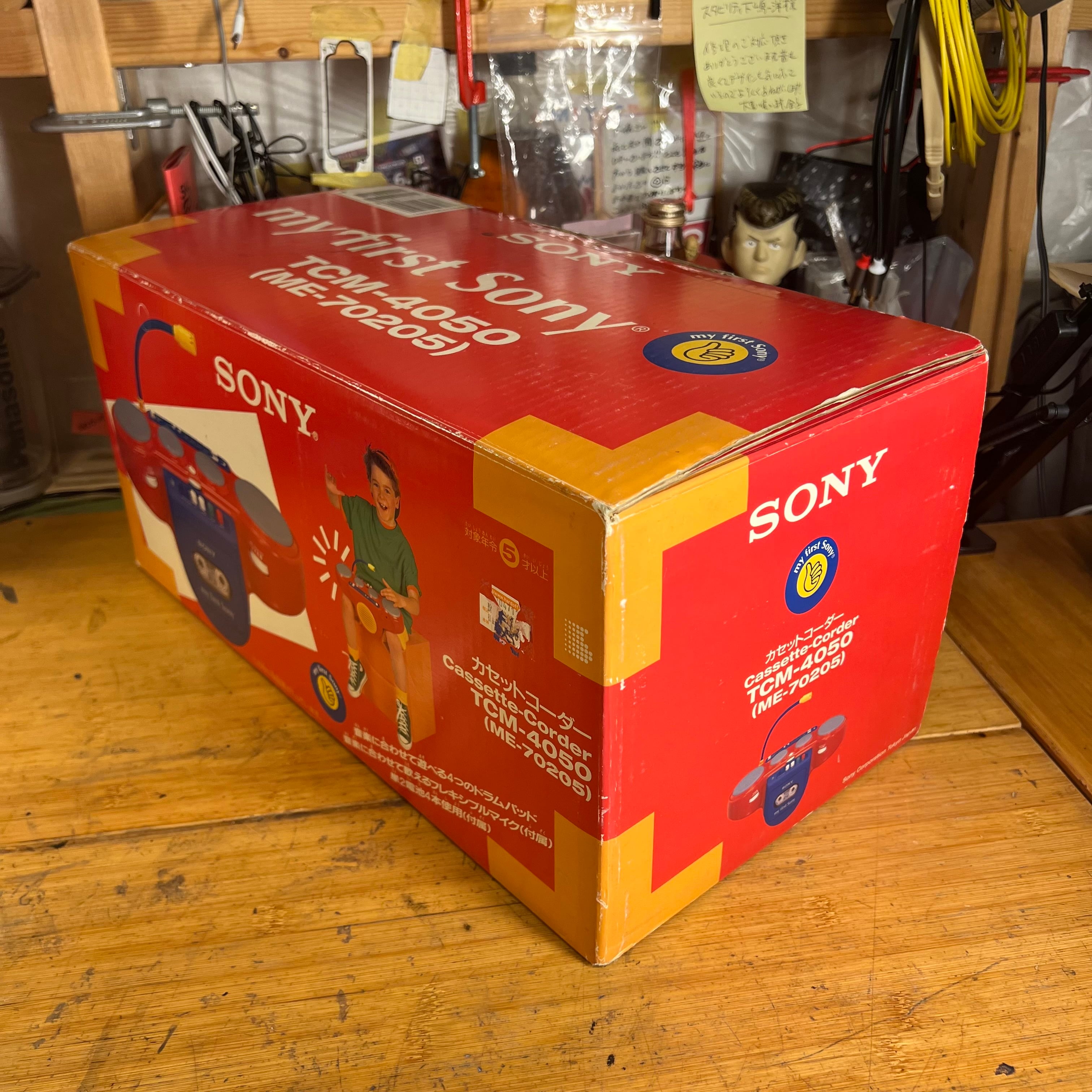 my first sony カセット、ビートサウンドプレーヤーTCM-4050 珍品稼働品]my first sony カセット、ビートサウンドプレーヤー