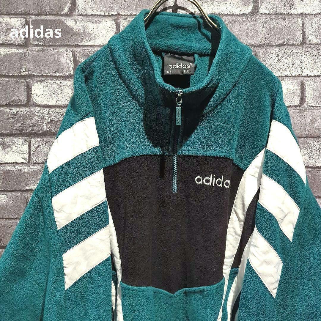 希少！輸入 adidas 古着 フリース-