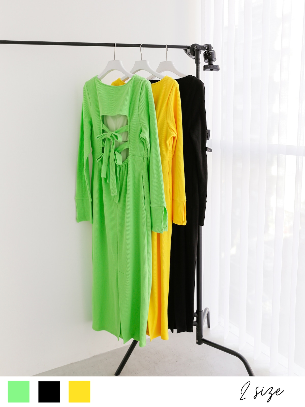 【Cupshe】バックリボンのワンピース ※送関込 90fe48d3fce65f4ade9a6321b679d7