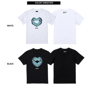 EIPOC PARIS 「"Monogram Lip" S/S T-Shirts Black/White」