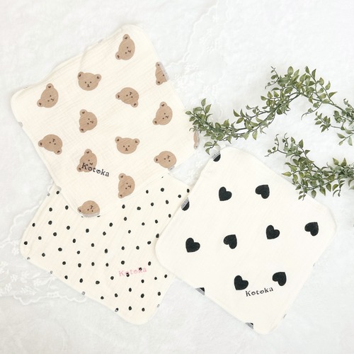 3枚セット ガーゼ ハンカチ CO-008