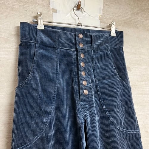 SHIKITARI シキタリ WIDE FLARE CORDUROY PANTS コーデュロイ フレア