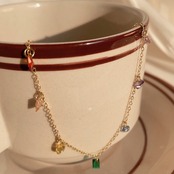 92B　カラークリスタルブレスレット