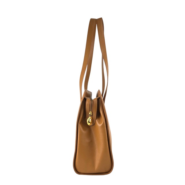 Christian Dior クリスチャン ディオール ハンドバッグ ブラウン CDロゴ レザー トートバッグ vintage ヴィンテージ オールド i5u28h