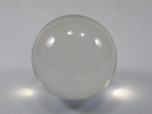 AAA無色透明無垢！最高級天然本水晶丸玉33mm 水晶玉の通販／