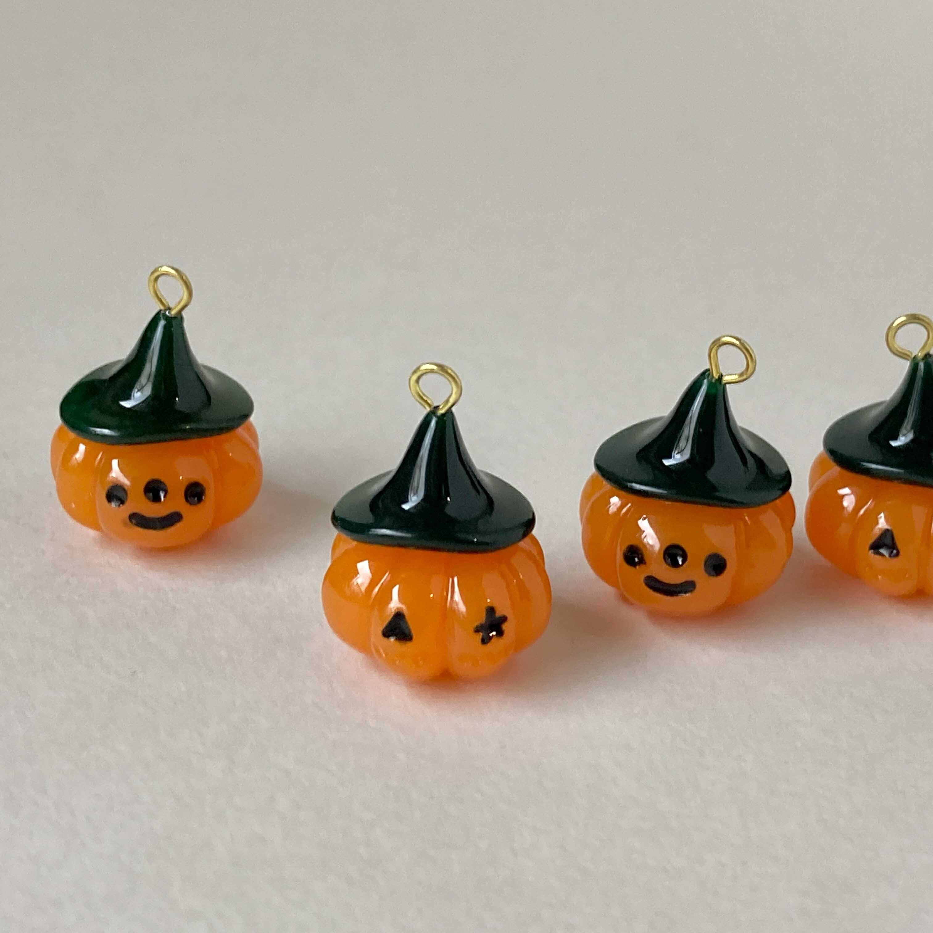 二面相のジャック・オ・ランタンチャーム | Dua-アクセサリーパーツ