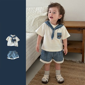 【BABY&KID】ポケット付きセーラーセットアップ