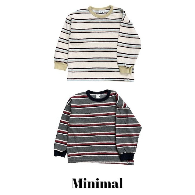 【取寄】minimal|eve colorblock st tee|イブ配色STTシャツ|S-JM|kids&jr|26 autumn