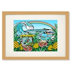 Art Print A4（Country o Hawaii）with Frame