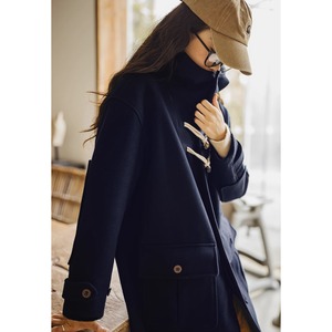 【UNISEX】College Style Duffle Coat / カレッジ スタイル ダッフル コート