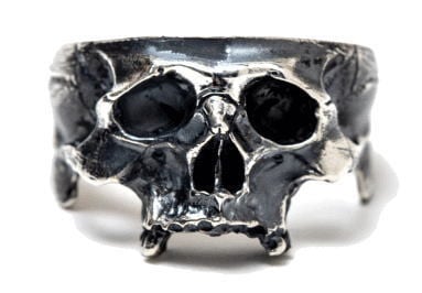 アクセサリー BURDEN OF PROOF BOFP-184 SILVER925 Burden Of Proof-Macadamia Skull Walletchain LTD5 | BILL WALL