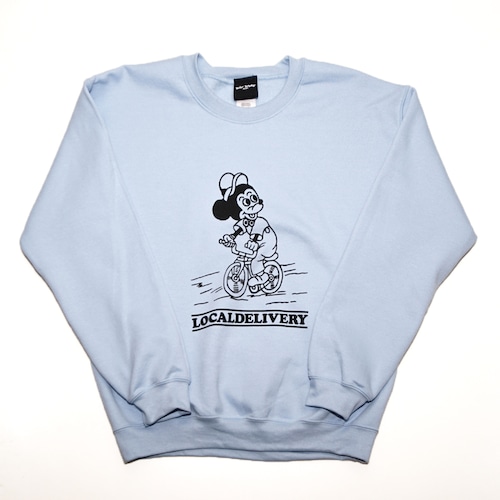 WWWTYO LOCALDELIVERY SWEAT (LIGHT BLUE)