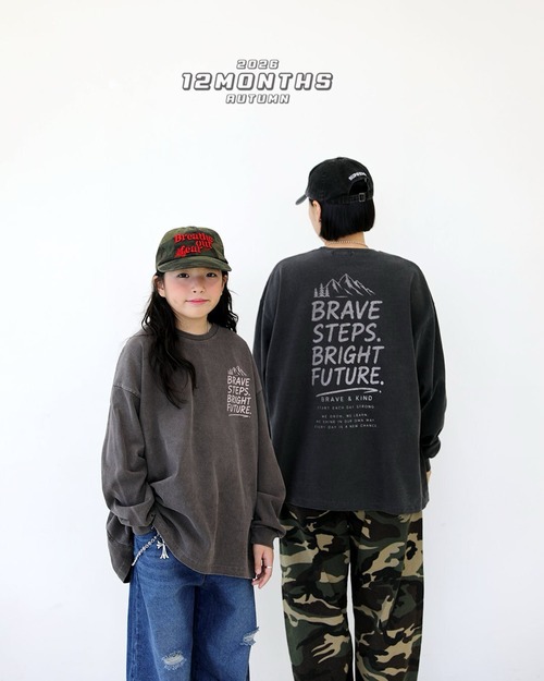 12months［取寄］adult / brave pigment tee 26autumn