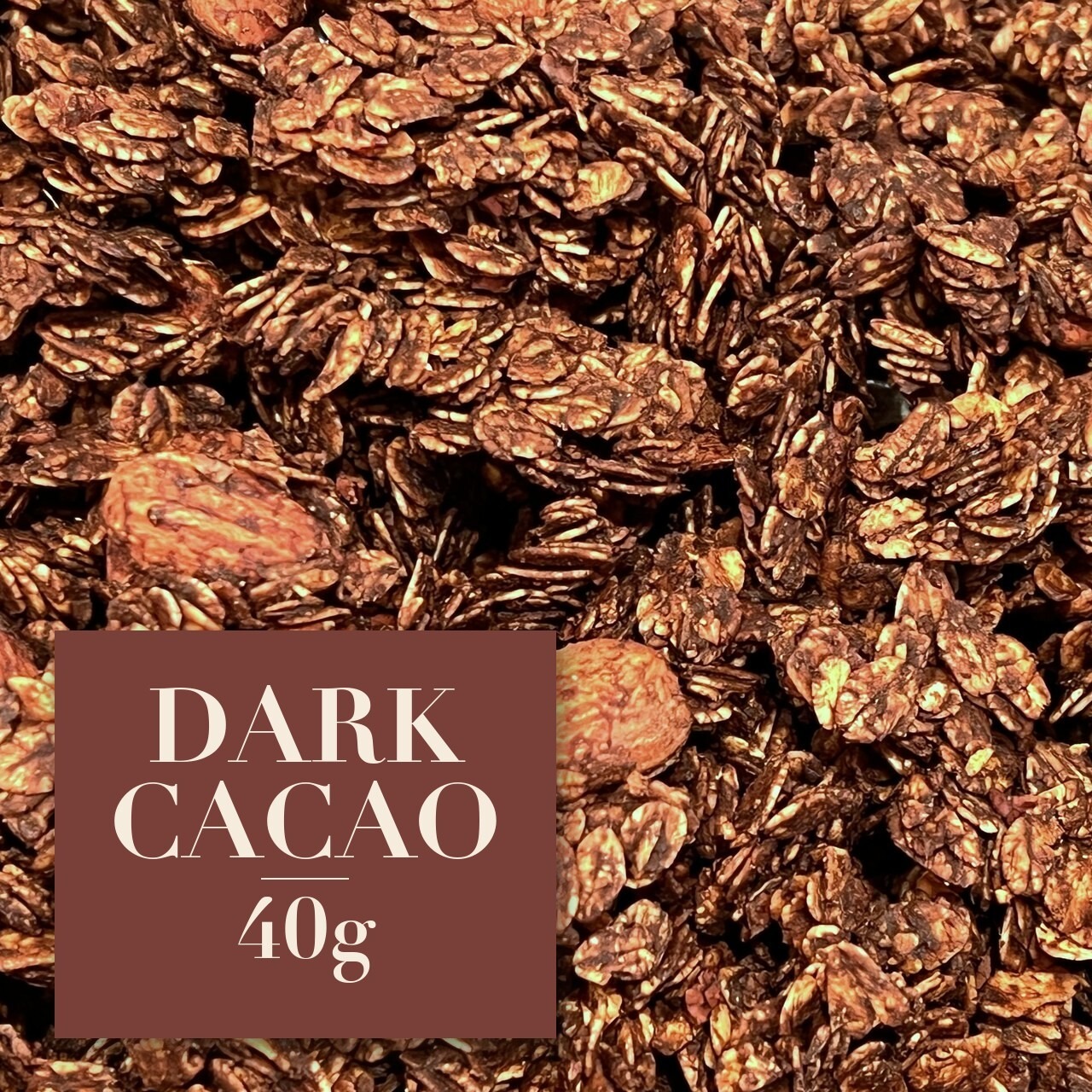 02 DARK CACAO｜ダークカカオ グラノーラ 40g お試しサイズ