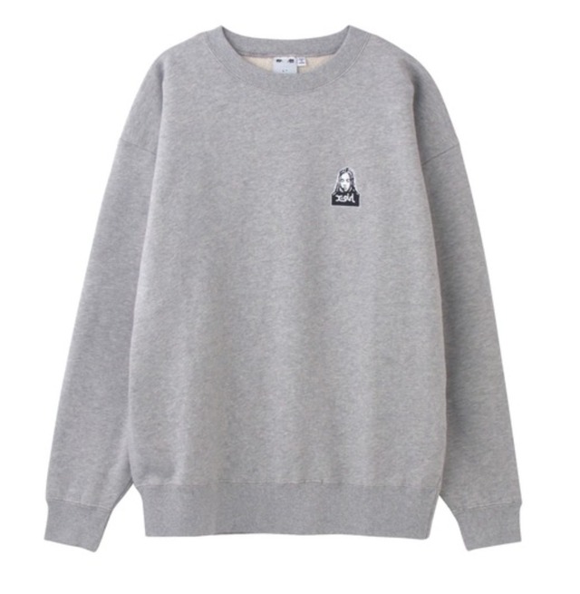X-girl】FACE EMBROIDERY CREW SWEAT TOP スウェット トレーナー ...