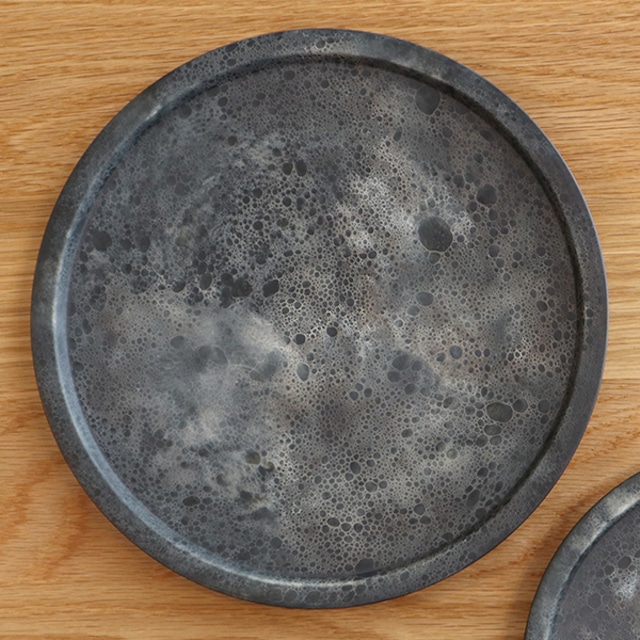 【送料無料】有田焼 李荘窯 伊万里皿 moon surface(M)直径21.0cm 33-165