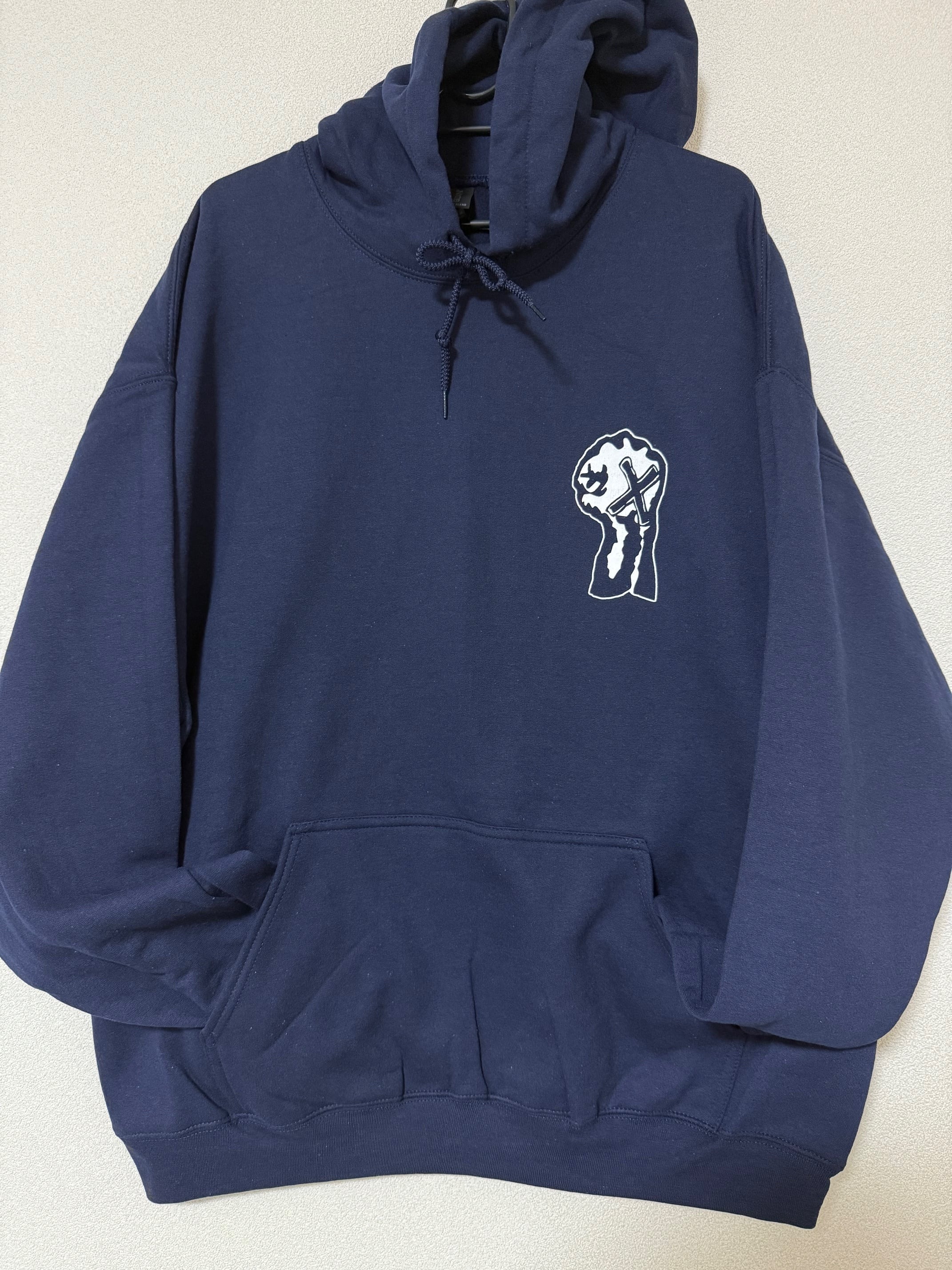 YOUTH OF TODAY パーカー　M ネイビー YOUTH OF TODAY 