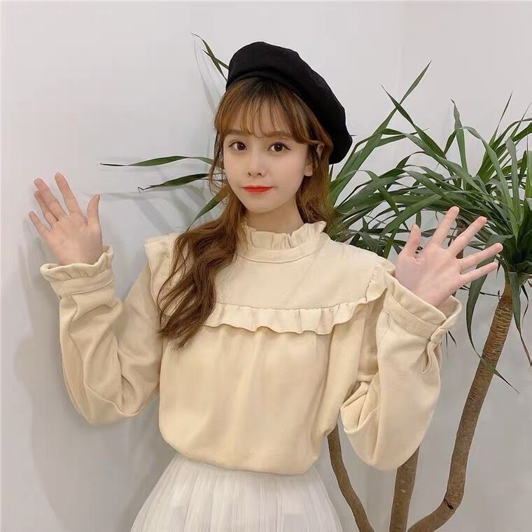 胸元フリルトップス G10CT0008