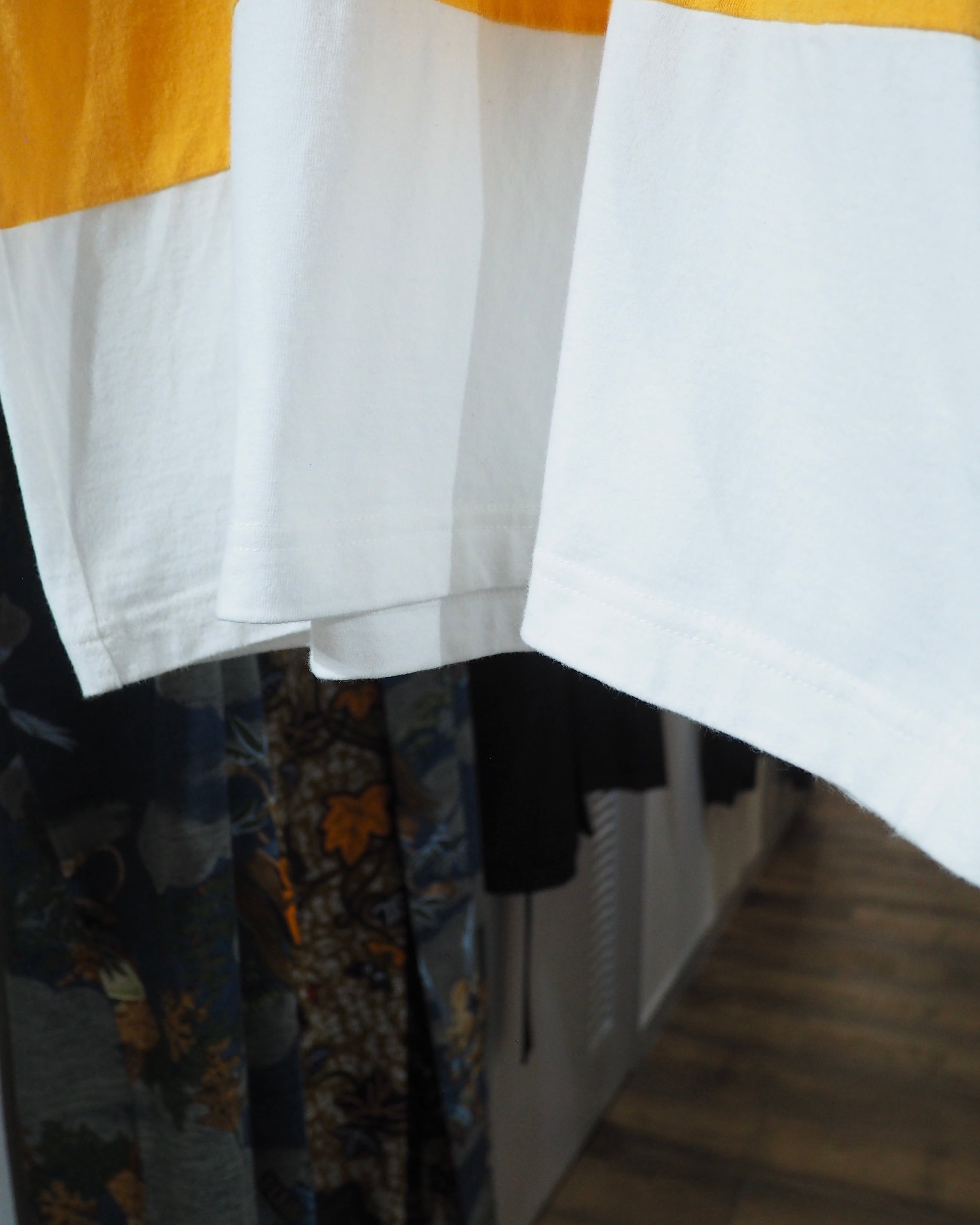 18SS ” COMME des GARCONS HOMME ” Different materials Switching Tee