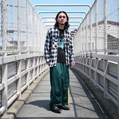 Leh / Zip Wide Track Pants style