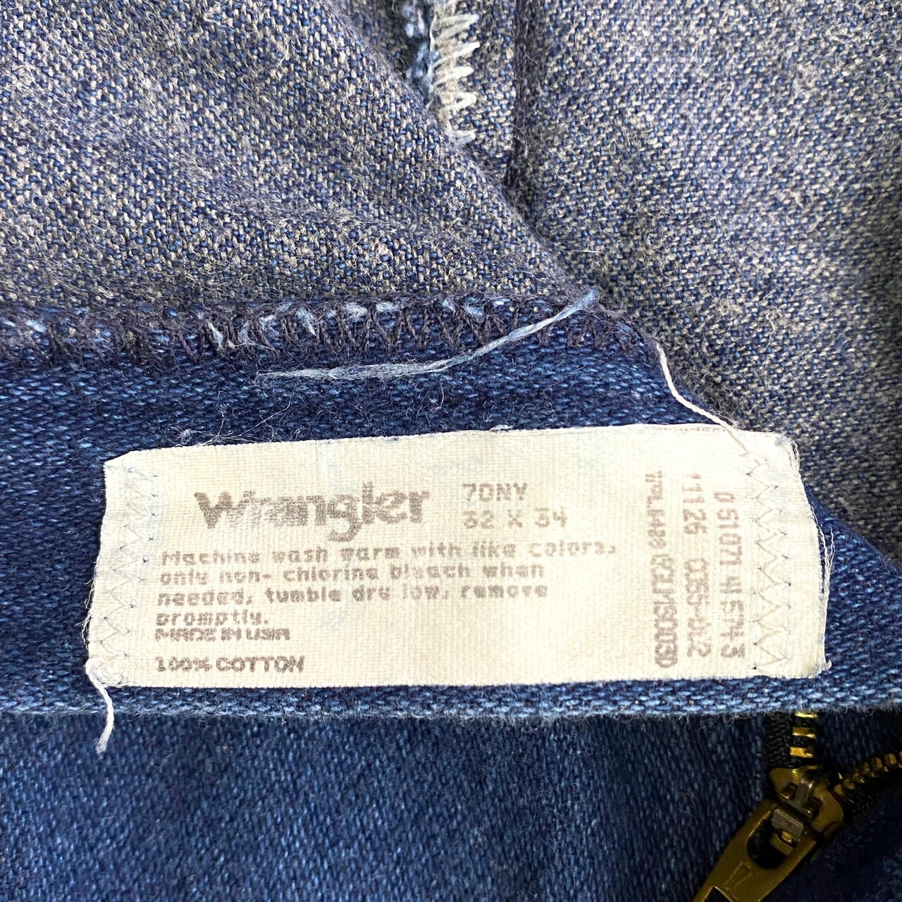 80年代 USA製 Wrangler ラングラー 2タック ワイド テーパード