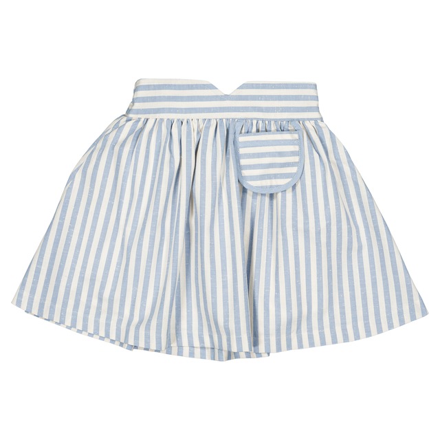 ご予約【MaisonMarelle】送料無料Skirt TOURNON - wide blue stripes