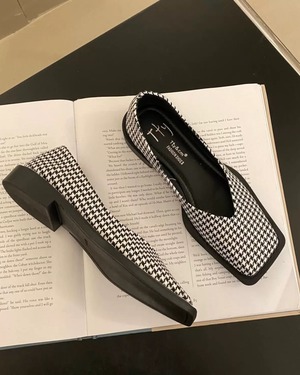 アーバンスクエアシューズ 6color A0417