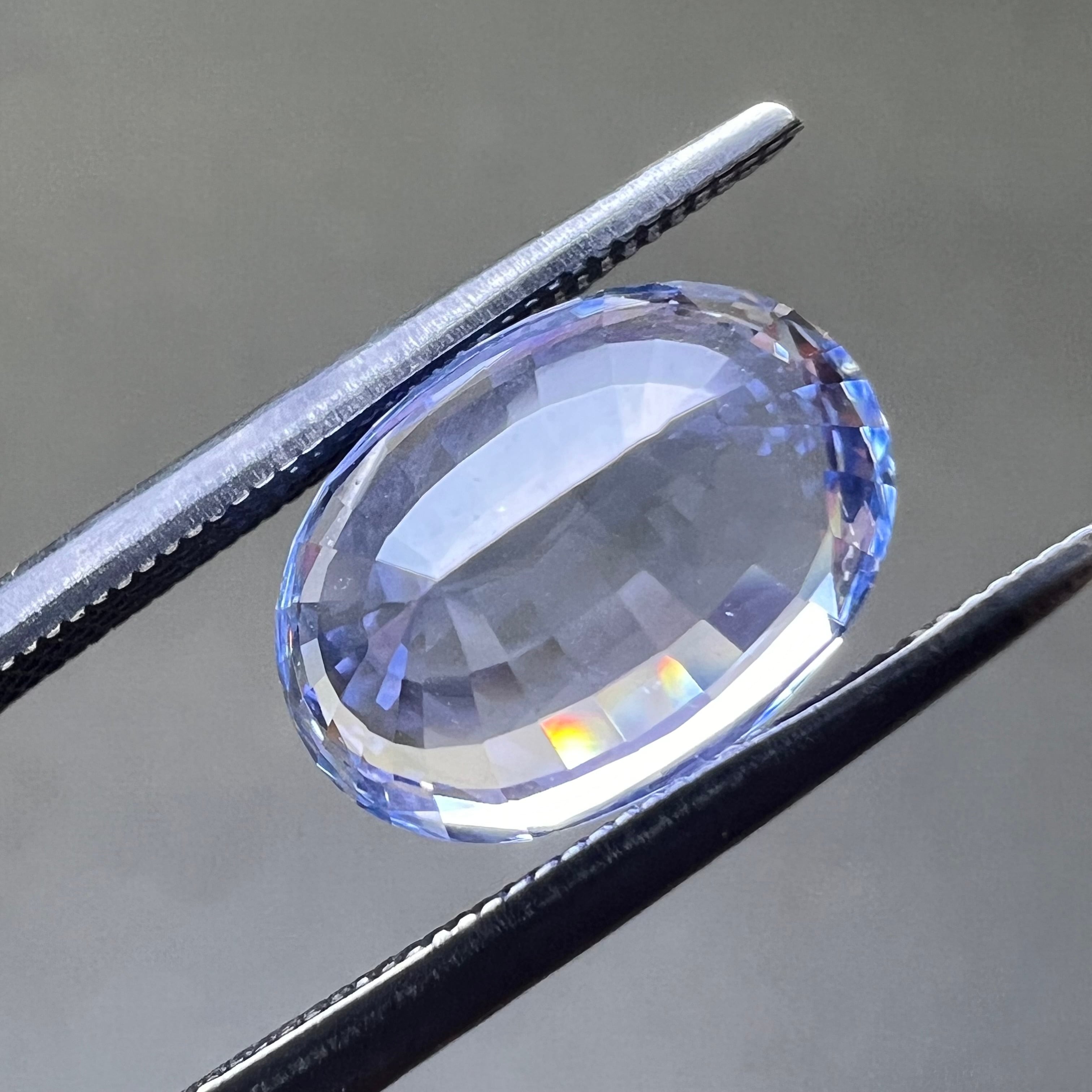 日独鑑別】非加熱サファイア 4.712ct 11.34mm×8.05mm オーバルカット 