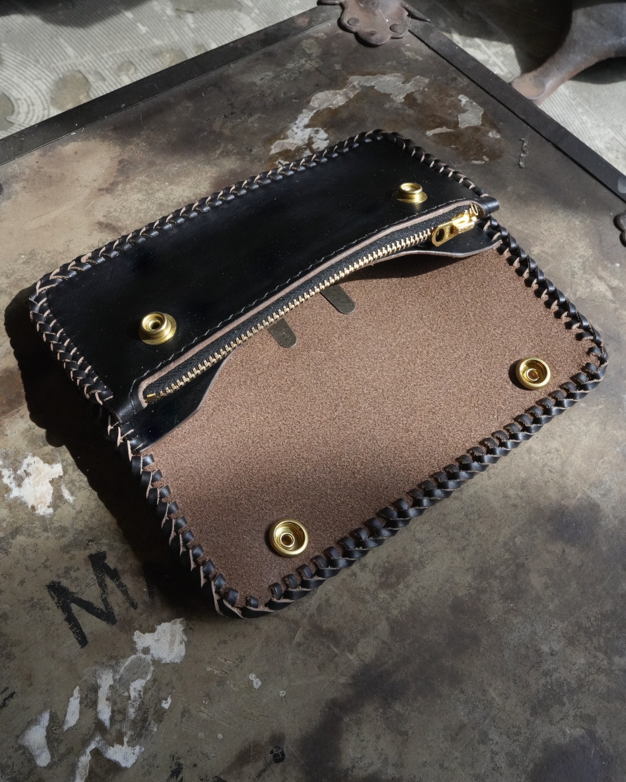 【TW-007】trucker wallet  2層