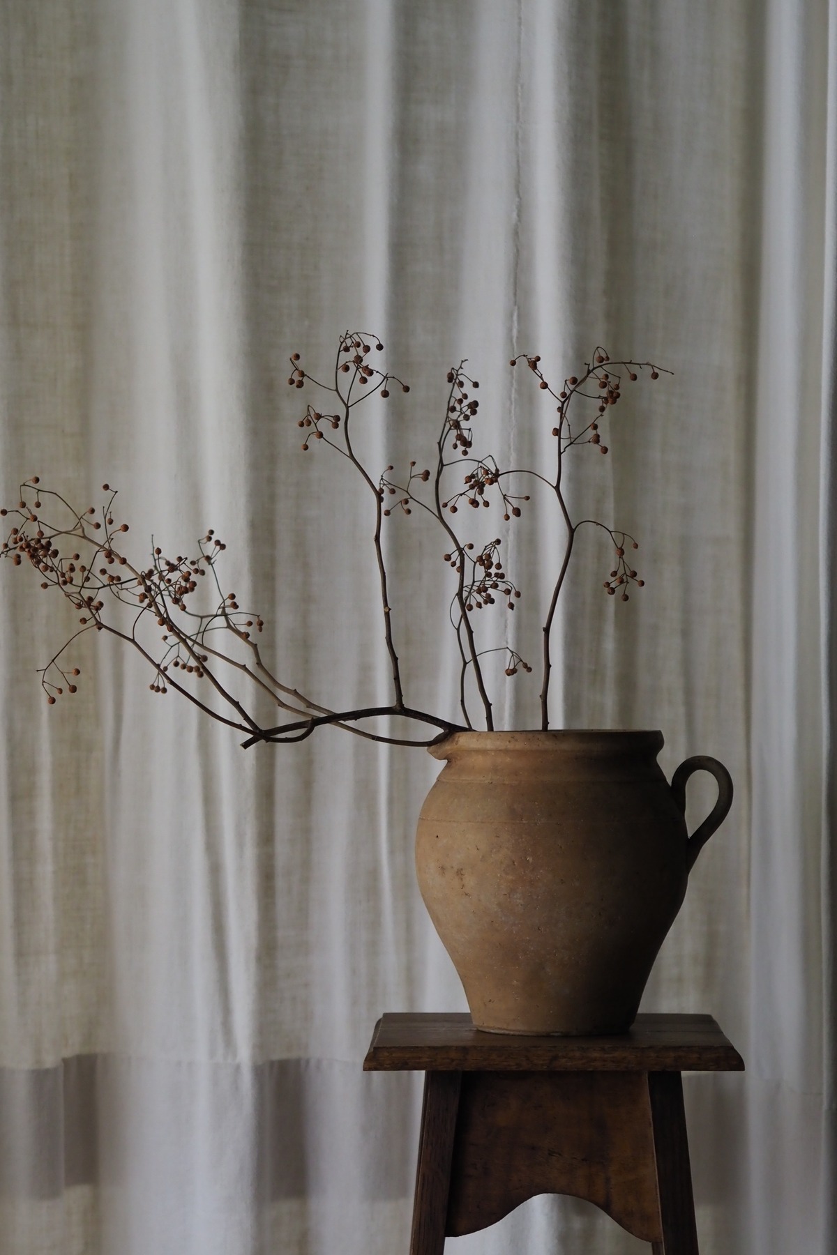 アンティーク素焼きの水差し-antique pottery pitcher | アンティーク 