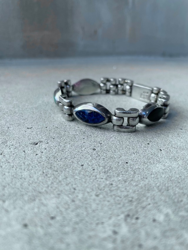 メキシコ製 vintage taxco 950 シルバーブレスレット（Taxco Sterling 