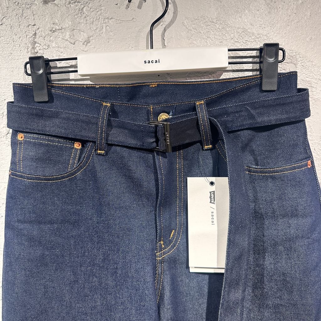 sacai × Levi's サカイ リーバイス 25SS Wide Leg Jeans ワイドデニム