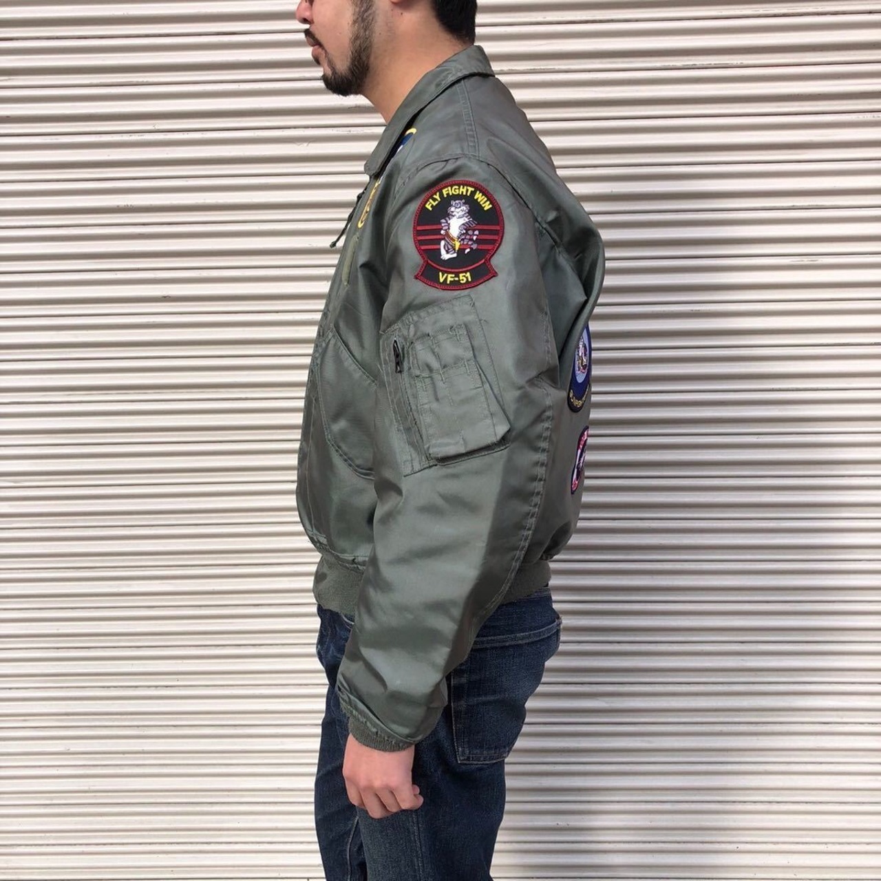 米軍海軍本物G-1本革フライトジャケット36サイズ希少品 揺らさ